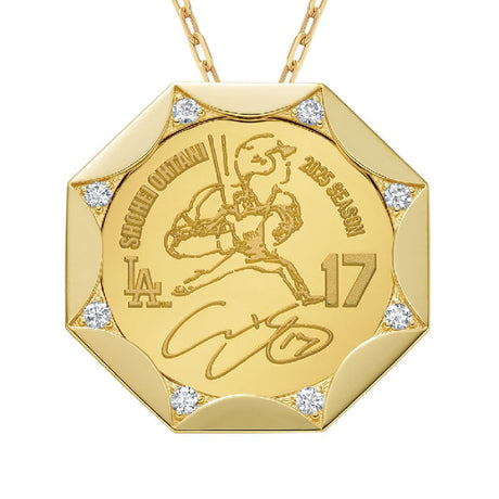 SHOHEI OHTANI OFFICIAL「K24/K18 COIN DIAMOND PENDANTS」（2025）