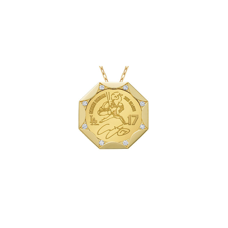 SHOHEI OHTANI OFFICIAL「K24/K18 COIN DIAMOND PENDANTS」（2025）