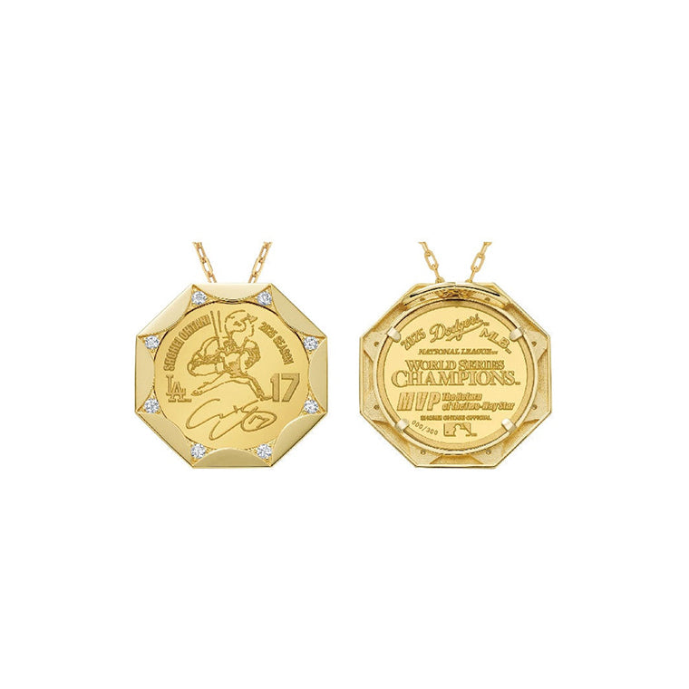 SHOHEI OHTANI OFFICIAL「K24/K18 COIN DIAMOND PENDANTS」（2025）