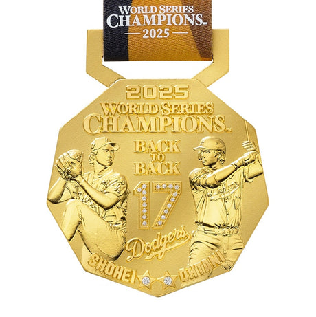 SHOHEI OHTANI OFFICIAL「BACK TO BACK WORLD SERIES CHAMPIONS K24 MEDAL DIAMOND JEWELRY」（2025）