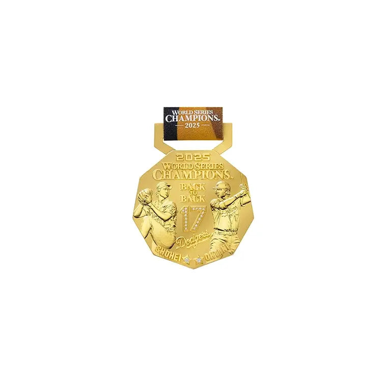 SHOHEI OHTANI OFFICIAL「BACK TO BACK WORLD SERIES CHAMPIONS K24 MEDAL DIAMOND JEWELRY」（2025）
