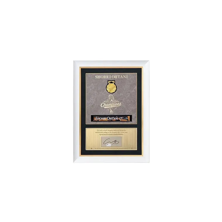 SHOHEI OHTANI OFFICIAL「BACK TO BACK WORLD SERIES CHAMPIONS K24 MEDAL DIAMOND JEWELRY」（2025）