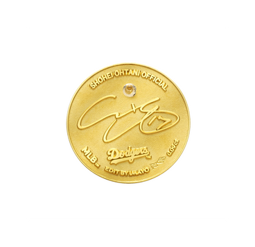 SHOHEI OHTANI OFFICIAL「K18 COIN DIAMOND PINS」（2026）